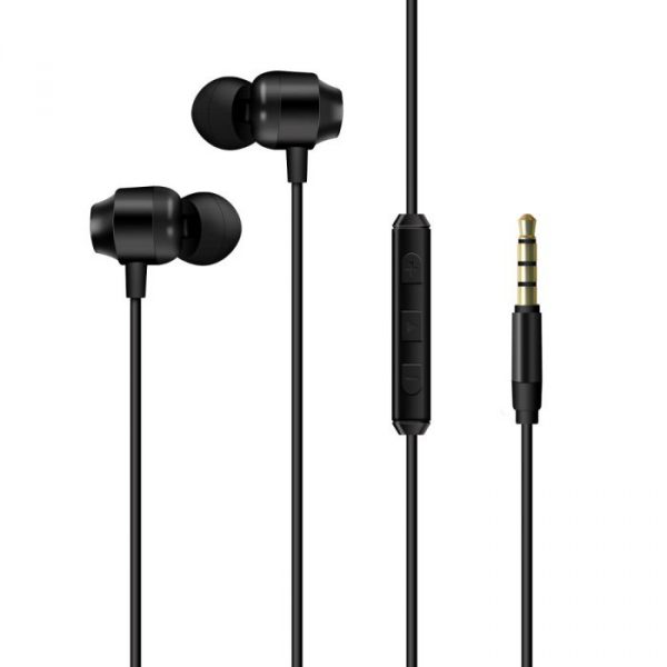 Oortjes 3.5mm Jack [Metaal-Zwart] - Afbeelding 2
